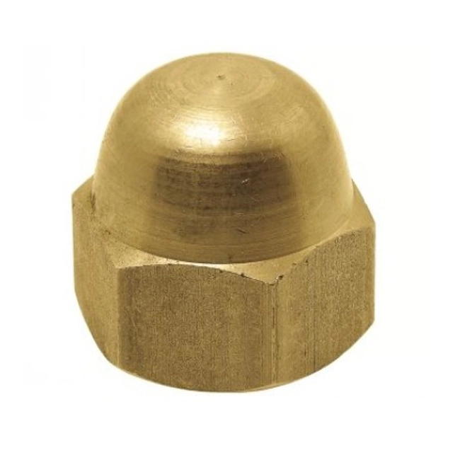 Vendita online Dadi ciechi ottone L.OT58 UNI 5721 DIN 1587